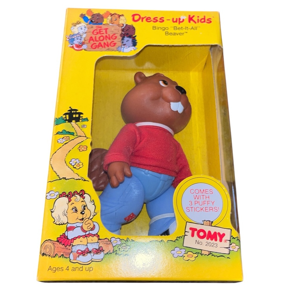 Vintage Bingo the Beaver Get Along Gang toy